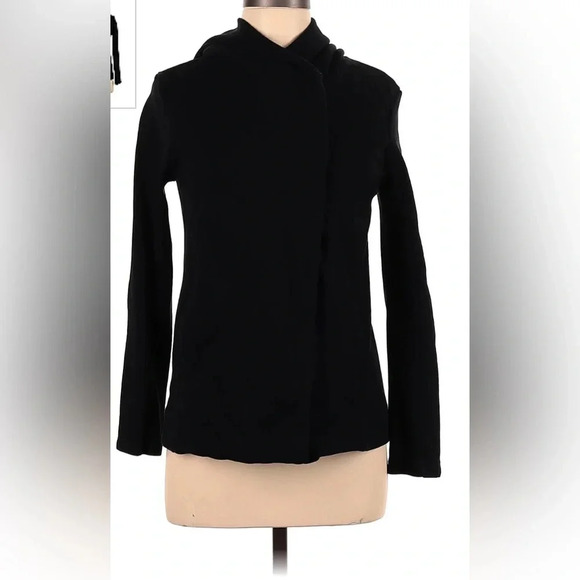 ! STANDARD JAMES PERSE HOODED ZIP FRONT SWEATSHIRT STRETCH JACK jacket ! - Picture 1 of 4